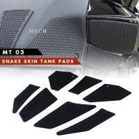 Snake Skin Tank Pads Grips Protector Stickers Decal Knee Side Fuel Traction Pad For Yamaha MT-03 MT03 2020 2021 MT25