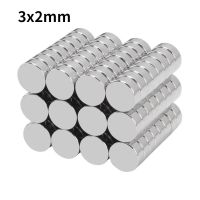 100~5000Pcs 3X2 Search Minor Diameter Magnet 3Mm X 2Mm Bulk Small Round Magnets 3X2mm Neodymium Disc Magnets 3*2 Strong Magnet