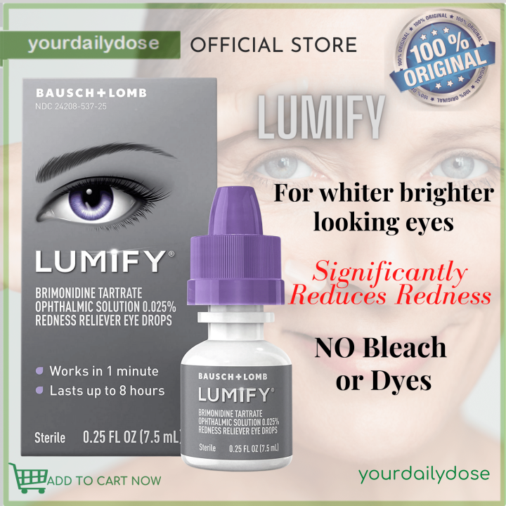 LUMIFY Redness Reliever Eye Drops 0.08oz (2.5mL) Lazada PH
