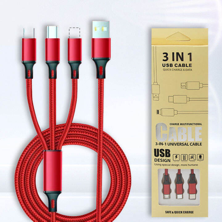 nylon-woven-one-to-three-data-cable-multi-head-2a-fast-charging-three-in-one-mobile-phone-charging-line-logo-small-gift-wholesale