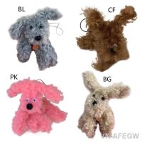 Animal Pendant Keychain Fashion Ugly Backpack Pendant Plush-Puppy Keyring Kindergarten Gift Handbag Charm Keychain