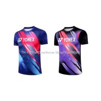▦卐❁ 2023 new Yonex new products badminton men and women uniform quick-drying sports badminton t-shirt set