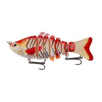 Luya Baits Seven-section Fish Painted Hard Baits Plastic Perch Tiptoe Mandarin Fish Freshwater Sea Fishing Lures AccessoriesLures Baits