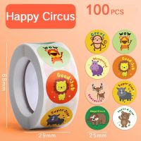 Pieces Animal Cartoon Stickers Kids Toy Stickers Various Cute Design Patterns School Teacher Reward Stickers