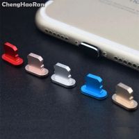 ChengHaoRan Colorful Metal Anti Dust Charger Dock Plug Stopper Cap Cover for iPhone X XR Max 8 7 6S Plus Cell Phone Accessories