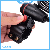 NYABOR 1PC สายเหล็ก90ซม.เกลียวล็อคล็อคจักรยานวงจรจักรยานโซ่ + 2กุญแจ