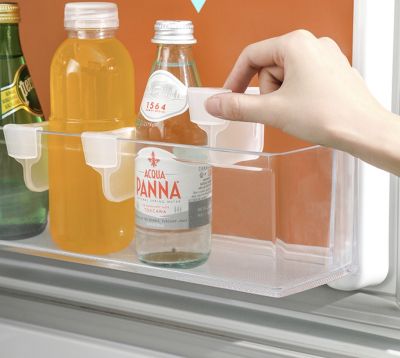 จัดระเบียบตู้เย็น 1ชุด 4 ชิ้น ที่กั้นตู้เย็น แบ่งช่องในตู้เย็น จัดระเบียบในตู้เย็น อุปกรณ์แบ่งช่องเก็บของในตู้เย็น