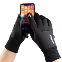 【CW】 Cycling Gloves Non slip Windproof Thermal for Hiking Driving Skiing