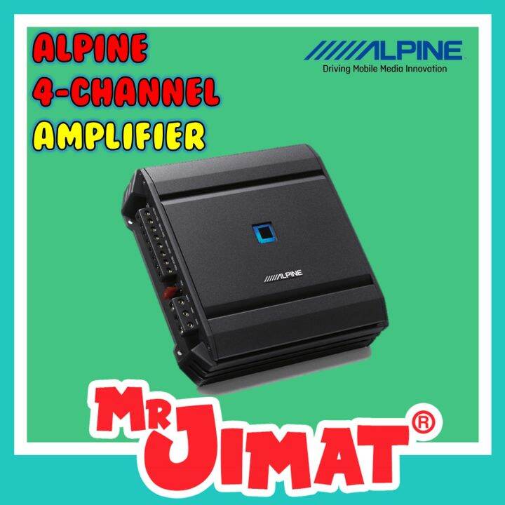 ALPINE S-SERIES 4 CHANNEL POWER AMPLIFIER, S-A32F | Lazada