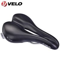 ราวเหล็กหนัง PU Comfort VL-3147 VELO 273X179mm MTB เบาะนั่งจักรยานบนถนนสำหรับทุกเพศ Bantalan Jok Sepeda อุปกรณ์เสริมสำหรับการปั่นจักรยาน