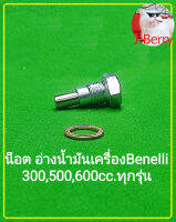 (G36)​Benelli​ 300,500,600cc.ทุกรุ่น น็อต อ่างน้ำมันเครื่อง ตรงรุ่น