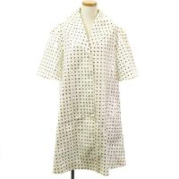 Dress Thirty Three DRESS33 Raincoat Short Sleeve Dot White 36 Direct from Japan Secondhand