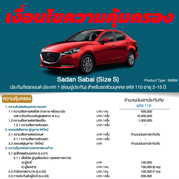 ประกันชั้น-1-ซ่อมอู่ประกัน-สำหรับรถ-mazda-2-เบี้ยเริ่มต้นที่-16-000-บาท-อายุรถ-2-15-ปี-ซ่อมอู่ประกัน-จากบริษัท-คุ้มภัยโตเกียวมารีน-คลิ๊กเลย