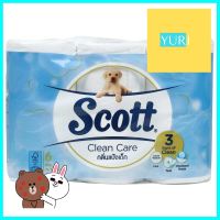 กระดาษชำระ SCOTT CLEAN CARE BABY POWDER แพ็ค6TOILET TISSUE SCOTT CLEAN CARE BABY POWDER PACK 6 **ลดราคาจัดหนัก **