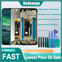 Redsange หน้าจอจอ LCD แบบดั้งเดิมสำหรับ Nokia 2.3,หน้าจอ LCD หน้าจอสัมผัสชุดประกอบดิจิไทเซอร์พร้อมกรอบสำหรับ Nokia 2.3 TA-1211/1214/1206/1209หน้าจอแสดงผลพร้อมเครื่องมือฟรี