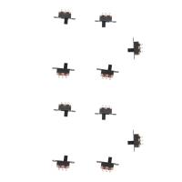 10 Pcs 50V 0.5A 3 Pin 2 Position On/OFF 1P2T SPDT Slide Switch 3 Pin