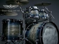 กลองชุด 4ใบ TAMA STAR WALNUT  สี Indigo Japanese Sen Burst