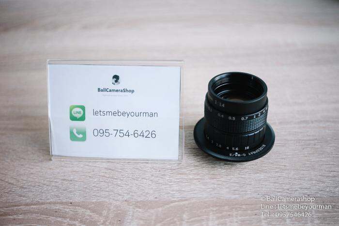 ขายเลนส์มือหมุน-ซีซีทีวี-ฟูเจี้ยน-50mm-f1-4-สำหรับใส่กล้อง-olympus-เเละ-panasonic-mirrorless-ได้ทุกตัว