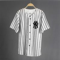 Baseball Shirt || White Baseball Jersey Salur Black