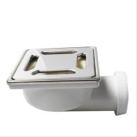 【cw】hotx 10x10cm 304 Balcony Side row Floor Drain New Odor-resistant Anti-clogging Shower Room Drainage