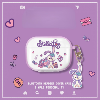 READY STOCK! Transparent Cartoon Cute Kulome &amp; Purple Rabbit for Redmi Buds 3 Lite Youth Soft Earphone Case Cover