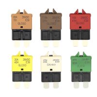 【YF】 VODOOL DC28V 5A/7.5A/10A/20A/25A/30A Manual Reset Fuse Adapter ATC Circuit Breaker Blade For Car Truck Boat Marine Vehicle