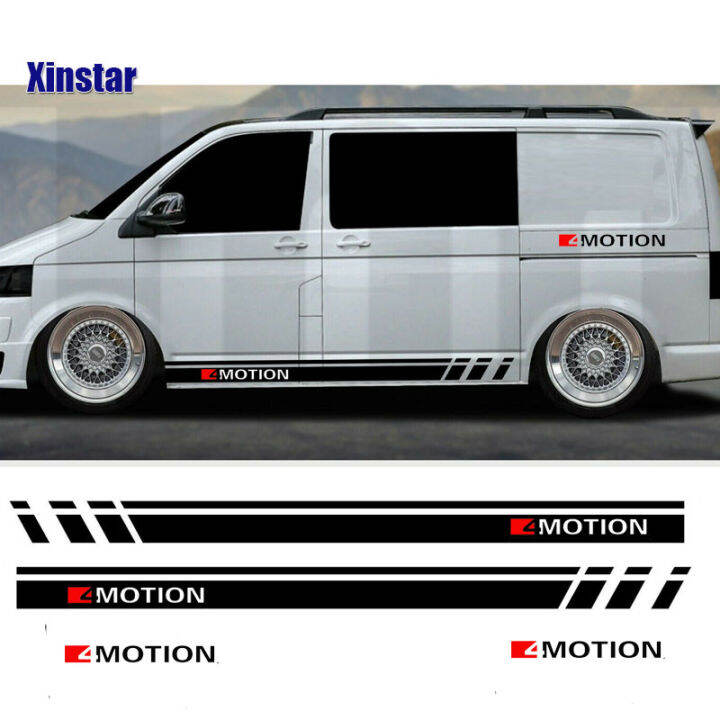 2pcs Side Stripes For VW Volkswagen Transporter T4 T5 T6 Door Side