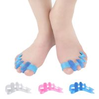 ☎✓☃ 2pcs Silicone Gel Toe Separators Hallux Valgus Correction Bunion Orthotics Toe Adjustment Protector Foot Care Tool Pedicure Pad