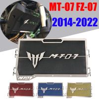 อุปกรณ์เสริมสำหรับยามาฮ่า MT-07 MT07 FZ07 2014 - 2022 2021 2020ฝาครอบป้องกันหม้อน้ำกระจังอุปกรณ์ปกป้องป้องกันสำหรับรถจักรยานยนต์