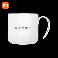 ถ้วยแก้วสเตนเลส Xiaomi 400มล. สามารถนำกลับมาใช้ใหม่ได้ชาเย็นถ้วยกาแฟร้อนเย็นของใช้ BHR5235CN เดินทางเดินป่า