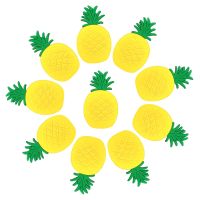 【lz】✟❖ஐ  Abacaxi e Fruit Wall Adesivo Decorações Frigorífico Ímã do escritório Whiteboard Geladeira 10pcs