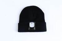 Light USB LED Rechargeable Hat With Cap Winter Knit Unisex