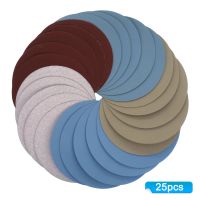 125mm 5 Inches Grit 1000 /2000 /3000 /4000/ 5000 Sanding Discs Hook Loop Sandpaper Round Sandpaper Disk Sand Sheet Sanding