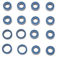 16Piece Sealed Bearing Kit Replacement Parts for Tamiya TT-02B TT02B 1/10 RC Car Upgrade Parts Accessories