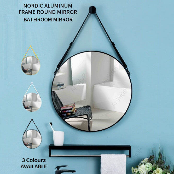 Wallmounted mirror belt bathroom mirror wall hanging decorative mirror