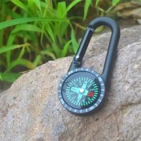 30 G Mountaineering Buckle Mini Waist Buckle Compass Convenient Practical Thermometer Outdoor Supplies Aluminum Alloy Carabiner