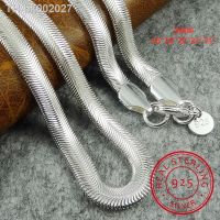 ♚♕ 1 Piece Free Shipping 16-24Inch Nice 925 Sterling Silver Smooth Snake Man Necklace Chain With Lobster Clasps Set Jewelry