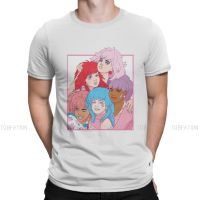 Jem And The Holograms Rock T Shirt Men Ofertas Large Crewneck Tshirt Cotton Casual Clothes