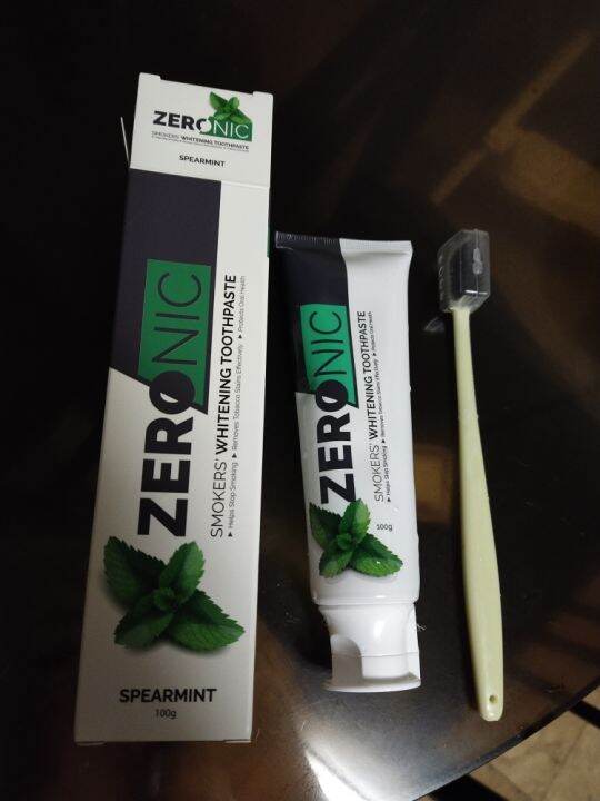 SMOKERS' WHITENING TOOTHPASTE (Original) Zeronic Smokers Whitening Toothpaste ZERONIC SMOKERS