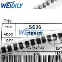 100PCS SS36 SMA SMD DO-214AC Schottky Diode smd diode SR360 ss36 Electrical Circuitry Parts