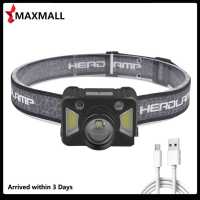 ?Quick Arrival? Portable USB Rechargeable Safety Headlight Torch Telescopic Zoom Emergency Light ?Arrive 1-3 Days?