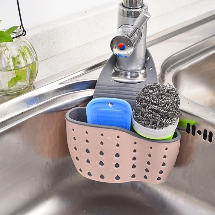 cc-storage-drain-basket-sink-holder-adjustable-sponge-shlf-hanging-accessories