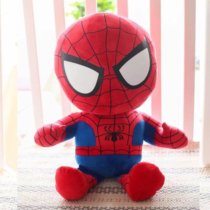 Gấu Bông Siêu Anh Hùng Người Nhện (Spiderman) 25cm---40cm vải nhung mềm mịn  chuẩn form 