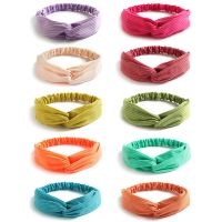 【CC】✹■  New Knitted Cotton Knot Headband for headband Hair Accessories Headwear Elastic Band