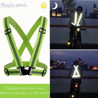 Universal High-visibility Reflective Vest Night Riding Safety Jacket FOR Honda Africa Twin 1100 2016 2017 2018 2019 ADV 2018