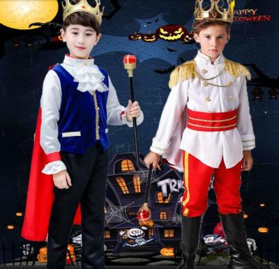 ▣☄ New Kids Prince King Halloween Fancy Princess dress Boys Carnival Cosplay Costume Birthday Gift Child stage performance Dress