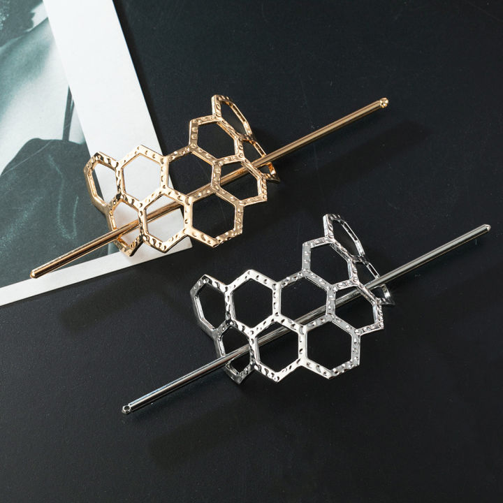 curly-hairpin-mobile-card-issuance-metal-hair-stick-honeycomb-hairpin-alloy-hairpin-curly-hair-headwear