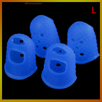 Hassanne 4X กีต้าร์ Finger Protector ปลายนิ้วหยิบซิลิโคน GUARD Plectrum BASS Ukulele