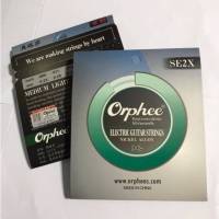 Orphee สายกีต้าร์โปร่ง คุณภาพสูง Acoustic Extra light OrpheeRX15 6pcs Electric Guitar String Set (009-042) Nickel Alloy String Super Light Tension &amp;Great Bright Tone