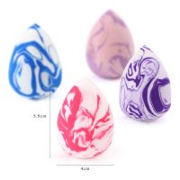 【CW】✲  1Pcs Makeup Sponge Marbling Water-drop Foundation Concealer Puff Make Up Blender